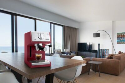DELONGHI ESPRESSO MACHINE - RED - Image 3