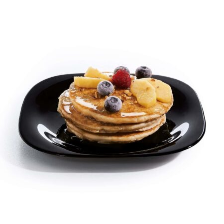 DESSERT PLATE 19.5CM BLACK NEO CARINE LUMINARC - Image 2