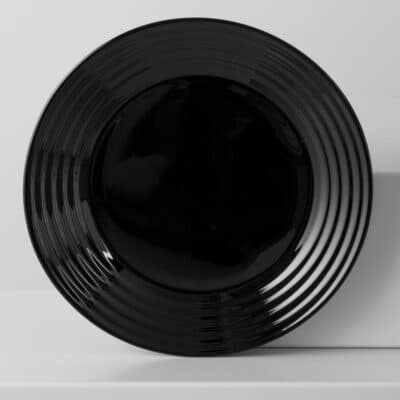 DESSERT PLATE HARENA 19CM BLACK LUMINARC
