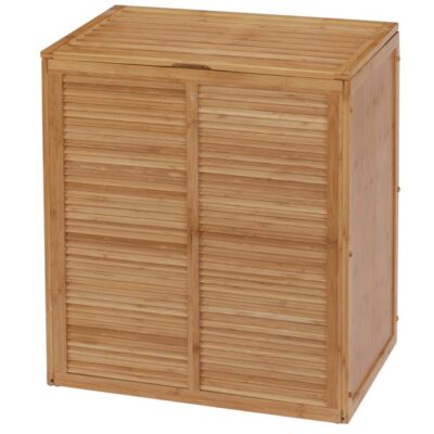ECO LOUVER BAMBOO DBL HAMPER - Image 2