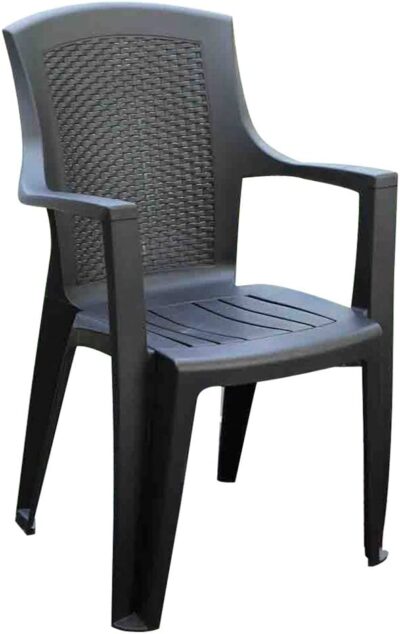 EDEN RATTAN  LAWN CHAIR HIGH BACK W/ARMS - Image 2