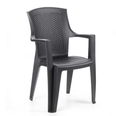 EDEN RATTAN  LAWN CHAIR HIGH BACK W/ARMS - Image 3