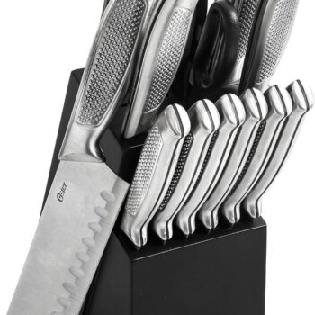 EDGEFIELD 14PC CUTLERY SET W/ WOOD BLOCK