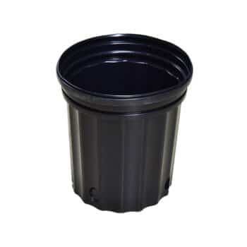 ELITE BLACK NURSERY POT 6.5X7" BM0300
