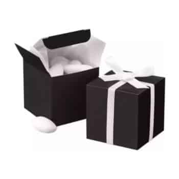 FAVOR BOXES 100 COUNT BLACK