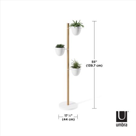FLORISTAND PLANTER WHITE/NATURAL - Image 2