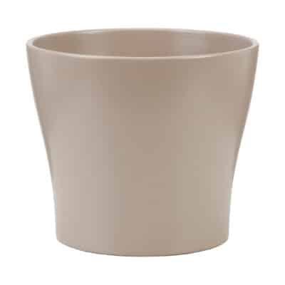 FLOWER POT 808/24-  TAUPE