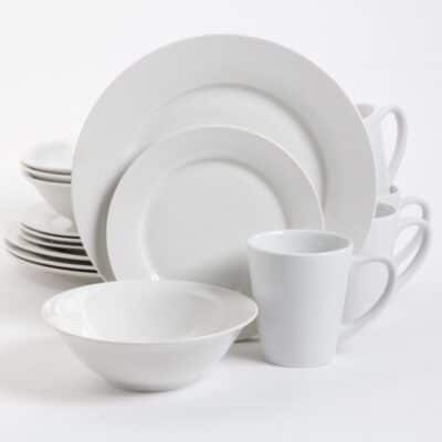 GIBSON 16PCS DINNER SET NOBLE COURT WHITE - Image 2