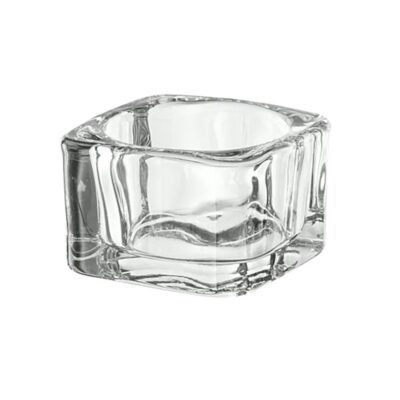 GLASSY TEALIGHT HOLDER 5X5CM