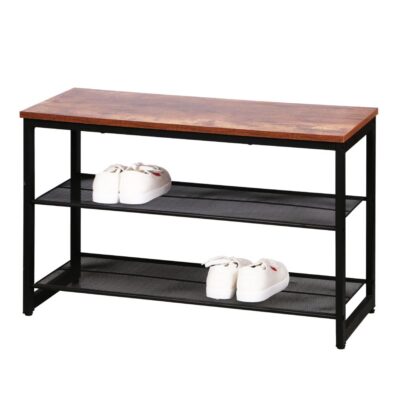 HB DOUBLE SHOE RACK w/ BENCH