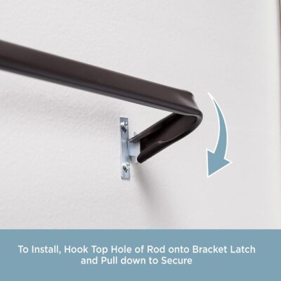 HEAVY DUTY SUPER HOLD CURTAIN ROD 48-86 - Image 2