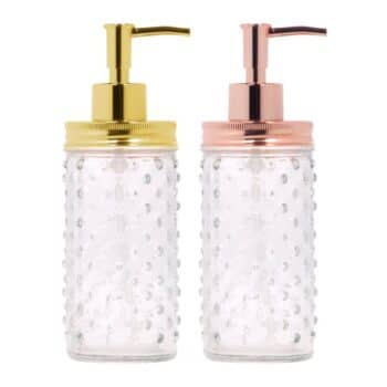 HOBNAIL GOLD/COPPER SOAP DISPENSER