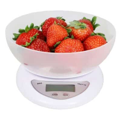 Home Basics Digital Food Scale with Plastic Bowl