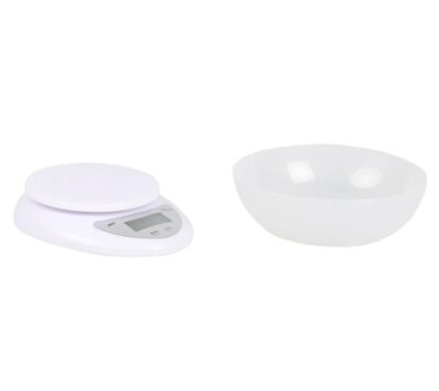 Home Basics Digital Food Scale with Plastic Bowl - Image 2