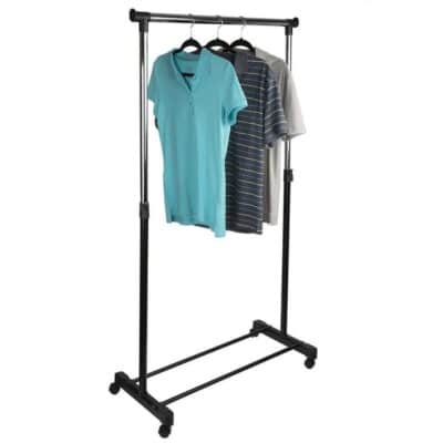 HOME BASICS EXTENDING GARMENT RACK