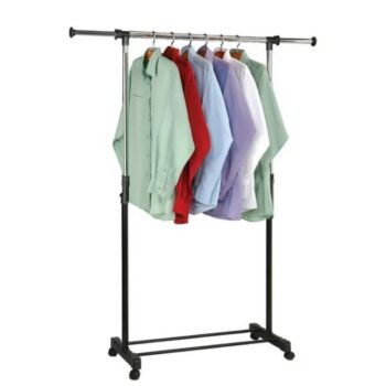 HOME BASICS EXTENDING GARMENT RACK