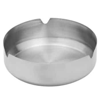 HOME BASICS STAINLESS STEEL ASH TRAY