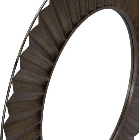 HOUSEHOLD ESSENTIALS BRONZE SUN RUST MIRROR - Image 2