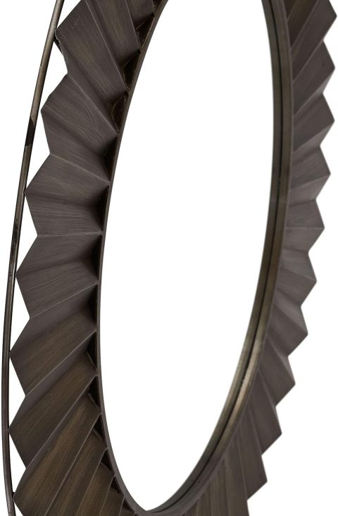HOUSEHOLD ESSENTIALS BRONZE SUN RUST MIRROR - Image 4