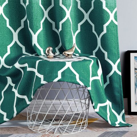 JASMINE PRINTED BLACKOUT GOMMET CURTAIN PANEL 84" - Image 5