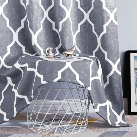 JASMINE PRINTED BLACKOUT GOMMET CURTAIN PANEL 84" - Image 6