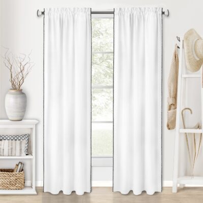 KENDAL SOLID ROD POCKET CURTAIN 52X84 - Image 4