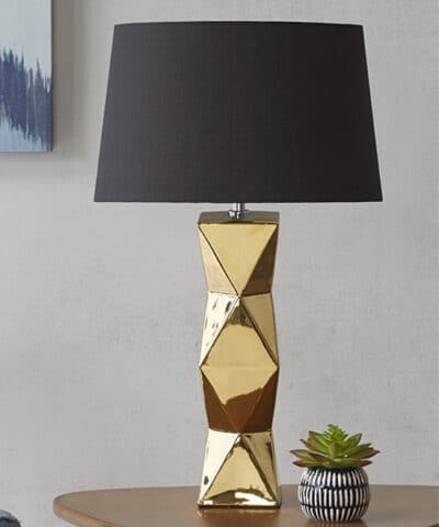 KENLYN GEOMETRIC CERAMIC TABLE LAMP - Image 3