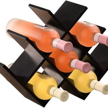 KESPER WINE RACK BLACK