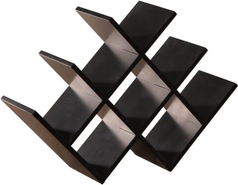KESPER WINE RACK BLACK - Image 2