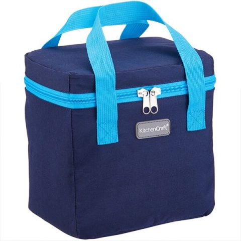 KitchenCraft 5 Litre Lunch Navy/ Turquoise Cool Bg