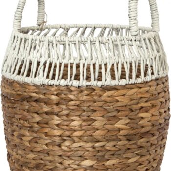LARK WATER HYACINTH BASKET - LARGE