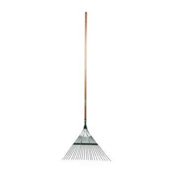 LAWN RAKE 18"X22T RAMIN WOOD HANDLE