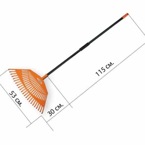 LEAF RAKE 23T BRADAS ORANGE
