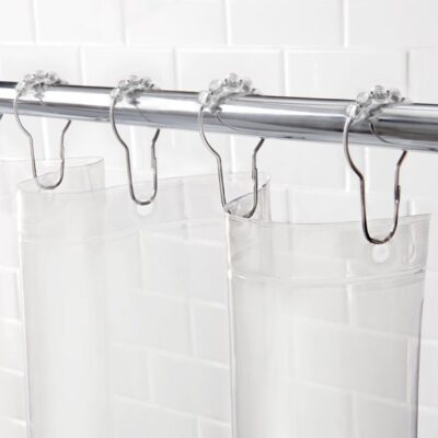LIGHT WEIGHT PEVA SHOWER CURTAIN LINER SET - Image 2