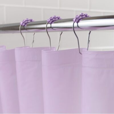 LIGHT WEIGHT PEVA SHOWER CURTAIN LINER SET - Image 3