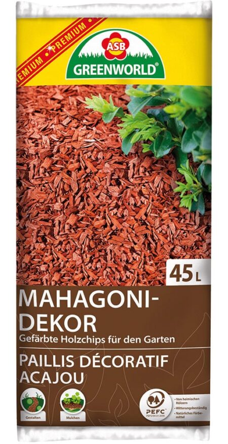 MAHOGANY REDWOOD DECORATIVE CHIPS 45L