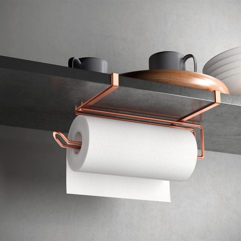 METALTEX COPPER UNDERSHELF PAPER TOWEL HOLDER - Image 2