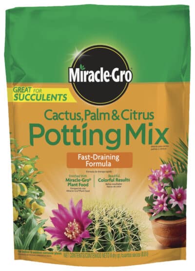 MIRACLE GRO CACTUS PALM & CITRUS POTTING SOIL MIX