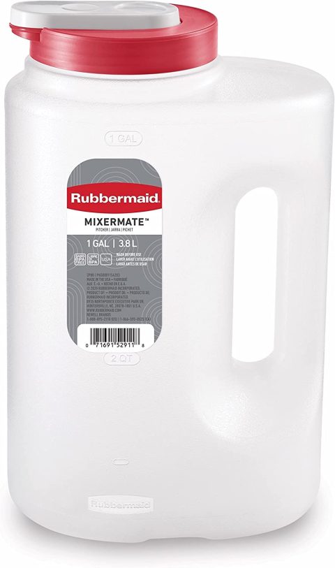 MIXERMATE PLASTIC PITCHER 1 GALLON W/FLIP TOP