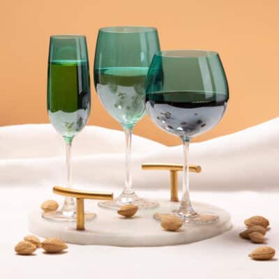 MODIST SET OF 2 21OZ SAGE LUSTRE BALLON WINE GLASS - Image 3