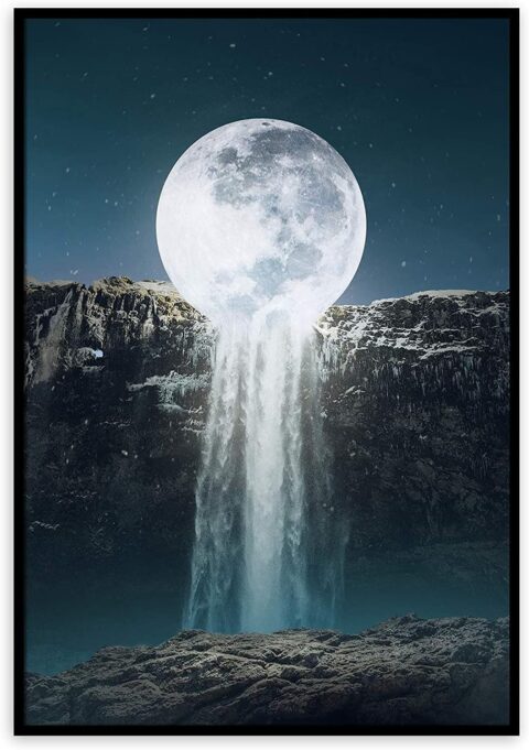 MOONFALL 50X70CM ARTBOX WALL ART