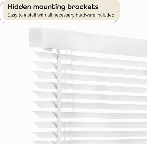 MORNINGSTAR CORDLESS VINYL BLIND 22X64 PEARL WHITE