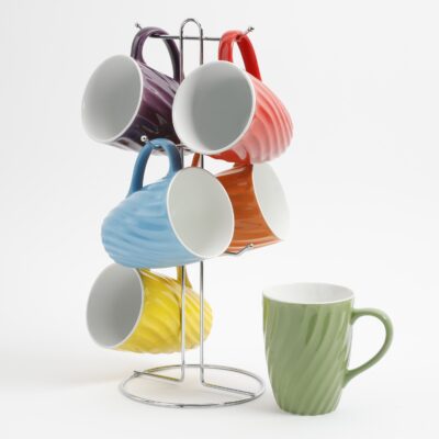 MUG TREE CERAMIC DELIGHT 7PCS