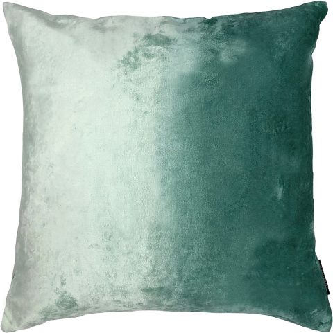 OMBRE VISCOSE VELVET CUSHION WITH BEADS EDGE 20X20