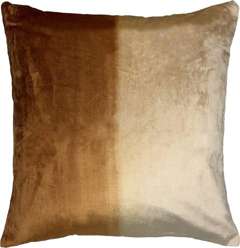 OMBRE VISCOSE VELVET CUSHION WITH BEADS EDGE 20X20 - Image 3