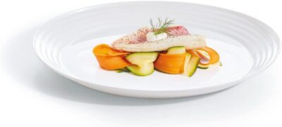 OVAL SERVING PLATTER LUMINARC HARENA 33CM WHITE - Image 2