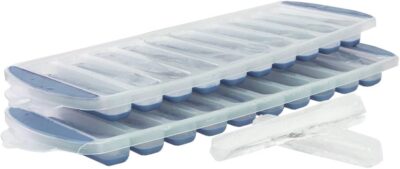 PACK OF 2 ASSORTED ICE CUBE TRAY SLIM