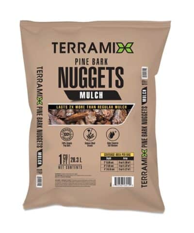 PINE BARK NUGGETS MULCH 1CF TERRAMIX