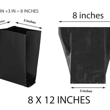 PLANT BAG PLASTIC 8X10"