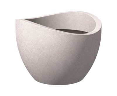 Planter Wave Globe 250-60 Taupe 60cm 24inch 68ltrs